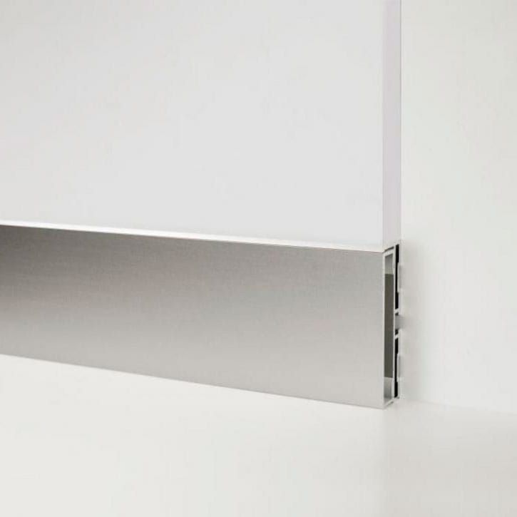 Aluminiowa wstawka do listwy ukrytej przypodłogowej 60 mm