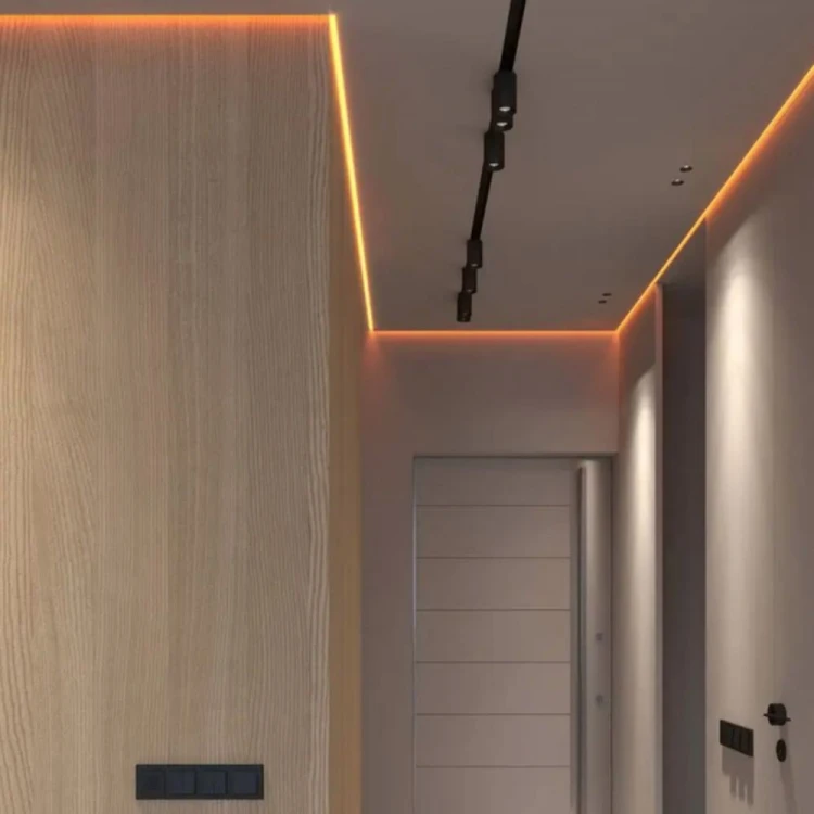 Profil dystansowy LED do sufitów z GK 16х22 mm