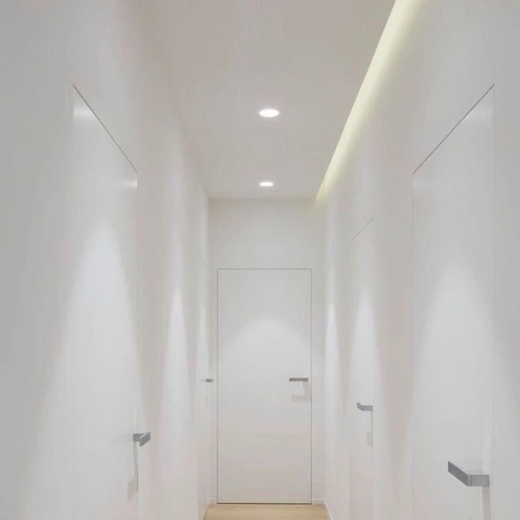 Profil dystansowy LED do sufitów z GK 23х37 mm czarny