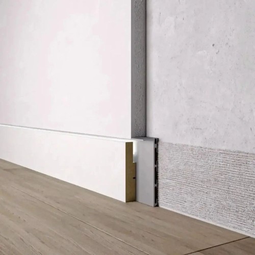 Wstawka MDF pod taśmy LED do ukrytej listwy przypodłogowej 60×13.5 mm