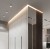 Profil dystansowy LED do sufitów z GK 40х50 mm biały